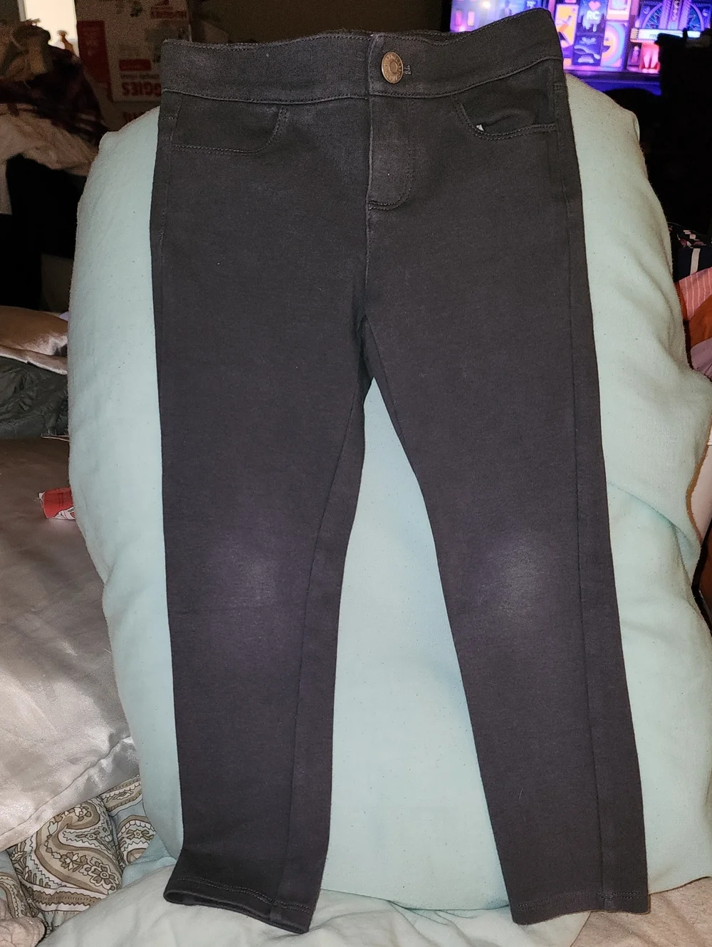 Sz 4 Gymboree Super Skinny Gray Ponte Pants